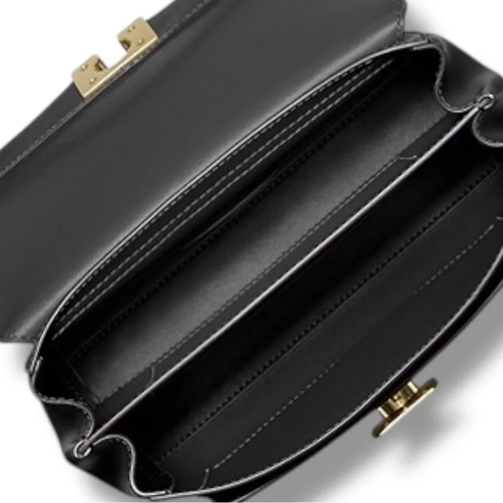 Michael Kors “Lita” Medium Leather Crossbody Bag